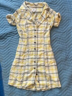 bdg joelle denim shapeless mini dress BDG Joelle Shapeless Mini Dress
